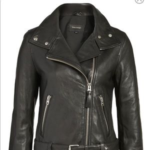 Mackage leather moto jacket